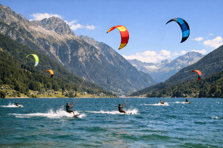 Kitesurf nel Nord Italia: I Migliori Spot tra Laghi e Mare
