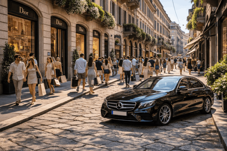 Shopping di Lusso a Milano: Guida con Chauffeur Privato nella Capitale della Moda